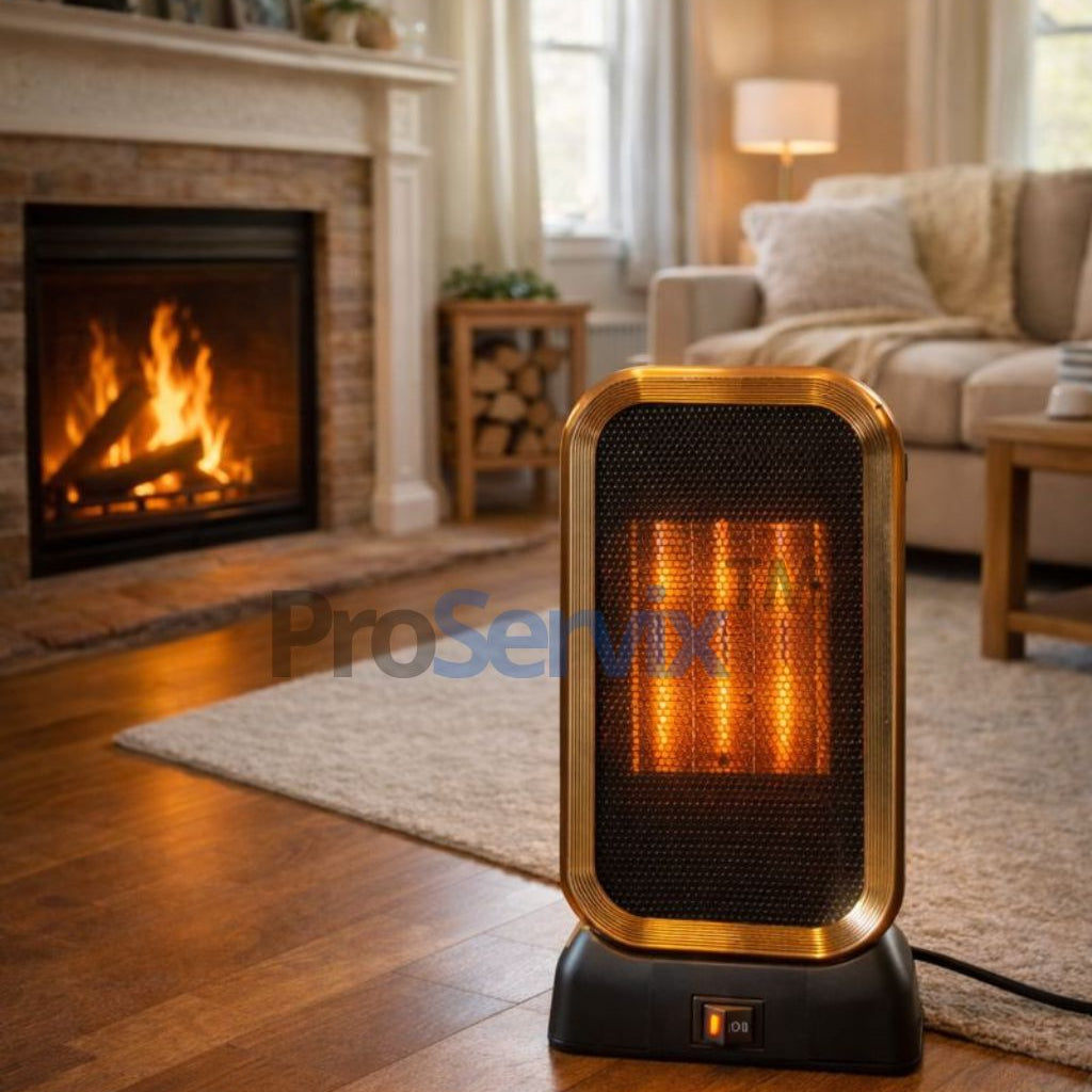 Calefactor eléctrico cuadrado 1000W