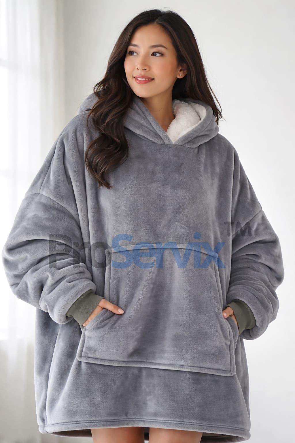 Sudadera Oversize Con Capucha